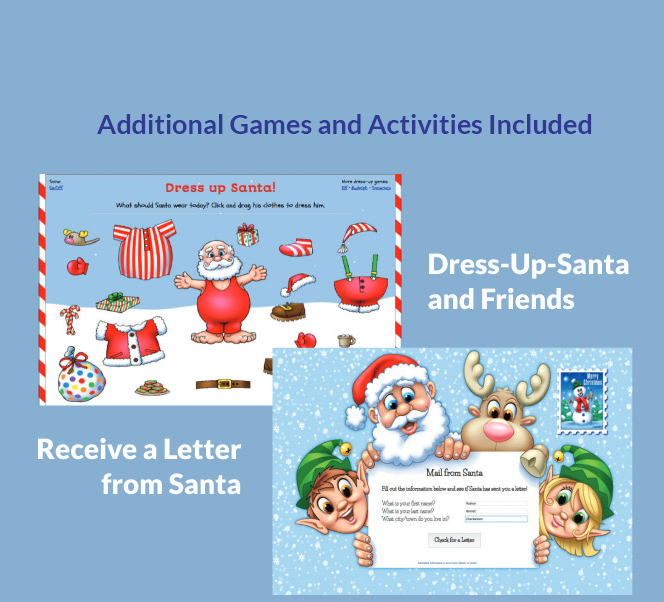 Mall Media Kids Santa's Online Colouring Storybook